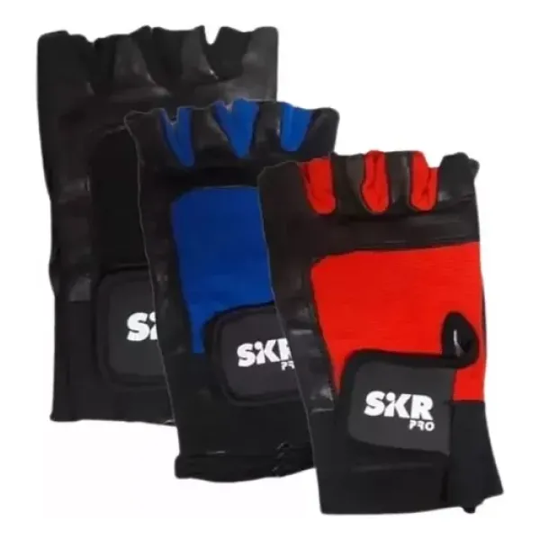 GUANTES  FITNESS PRO CUERO XS
