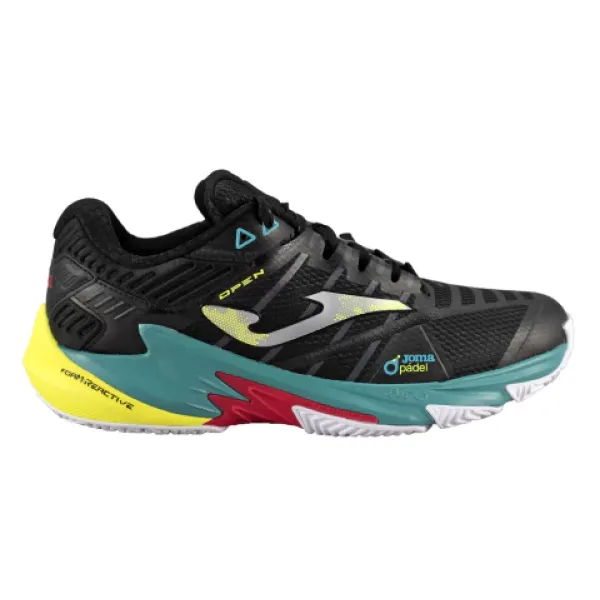 Joma Padel Open Negras/Verdes