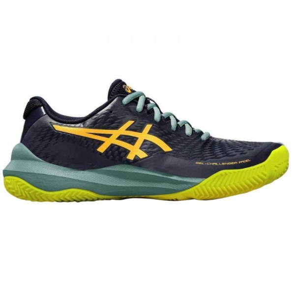 Asics Gel Challenger 14 Padel Azul Medianoche Naranja