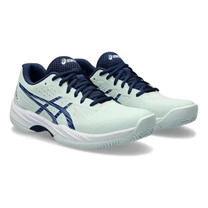 Zapatillas Asics Gel Game 9 Clay Mujer Tenis Padel Menta